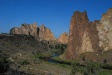 Shiprock with the Crooked rive winding around