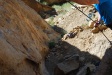 Almost a shot of Mark belaying