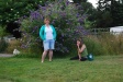 Sue and Bronwyn wisely staying off to the side