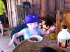 Rhiannon with pancakes!