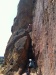 Brynn repelling, Sean fooling, and Sue watching