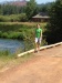 Brynn at the bridge