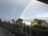 Double rainbow out the window at Woodlawn (Oceanside)